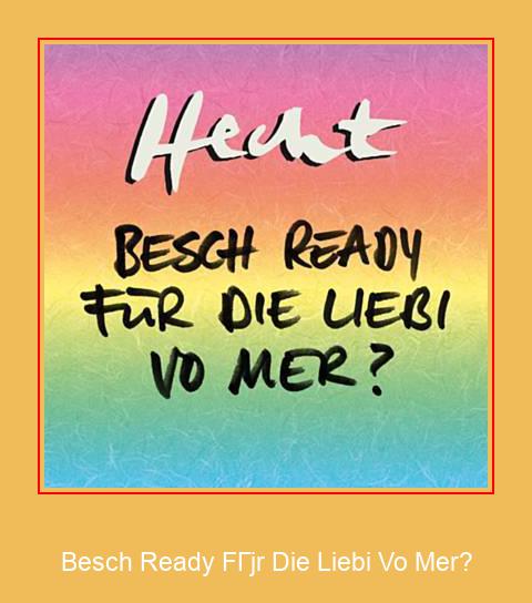 Besch Ready Für Die Liebi Vo Mer? Samsung Ringtone Download Free