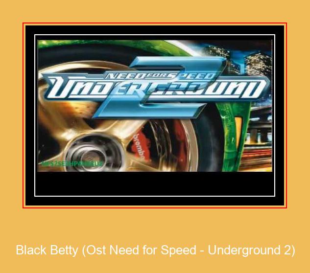 Black Betty (Ost Need For Speed - Underground 2) Samsung Ringtone Download Besplatno