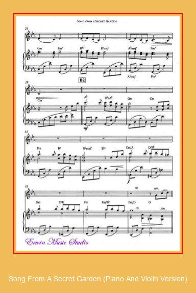 Song From A Secret Garden (Piano And Violin Version) Samsung Ringtone Scarica gratis