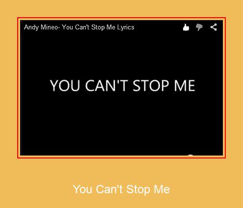 You Can't Stop Me சாம்சங் ரிங்டோன் பதிவிறக்க இலவச