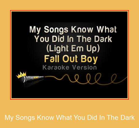 My Songs Know What You Did In The Dark Samsung Ringtone הורדה חינם - -