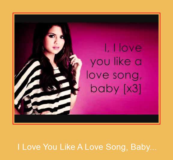 I Love You Like A Love Song, Baby... Samsung zil sesi indir ücretsiz
