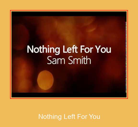 Nothing Left For You Samsung Ringtone Download Free