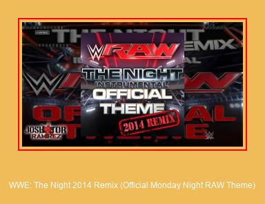 WWE: The Night 2014 Remix (Official Monday Night RAW Theme) 삼성 벨소리 다운로드 무료