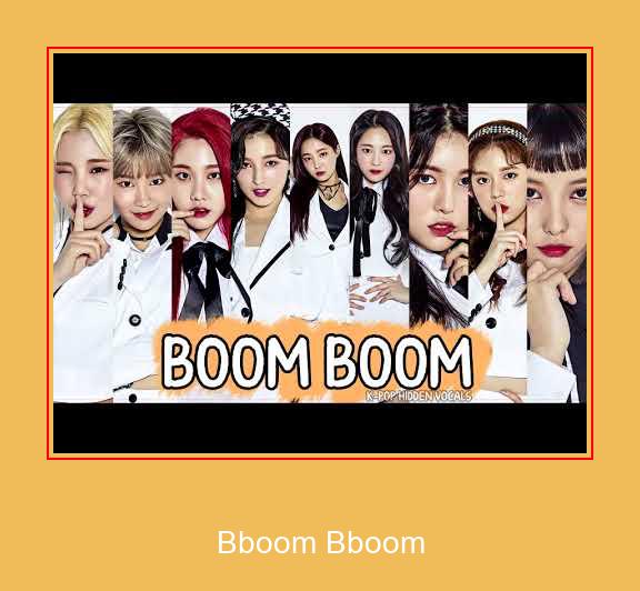 Bboom Bboom ಸ್ಯಾಮ್ಸಂಗ್ ರಿಂಗ್ಟೋನ್ ಡೌನ್ಲೋಡ್ ಉಚಿತ